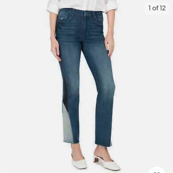 KUT from the Kloth Kelsey High Waist Flare Jeans - Picture 1 of 13
